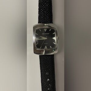 Joe boxer Black Crystal Watch never worn, ladies